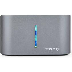 Tooq Dual Dock Station TQDS-805G 2.5"-3.5" HDD/SSD SATA USB 3.0 Grey