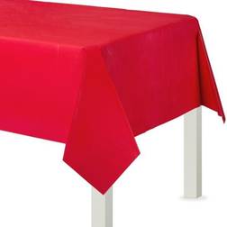Amscan Party Table Cover, Apple Red, 2/Pack (579592.40) Quill Red