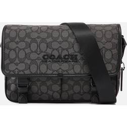 Coach League Signature Jacquard Canvas Messenger Bag