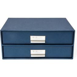 Birger 2 Drawer File Box Navy