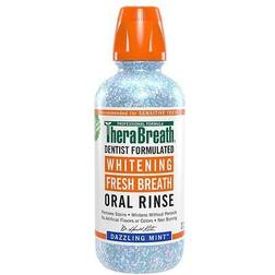 TheraBreath Dazzling Mint Whitening Fresh Oral Rinse, 16 oz