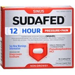 Sudafed 12 Hour Sinus Pressure Relief