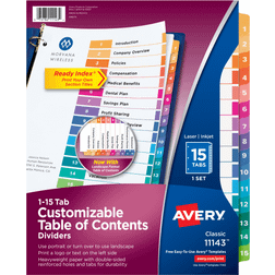 Avery Ready Index Customizable
