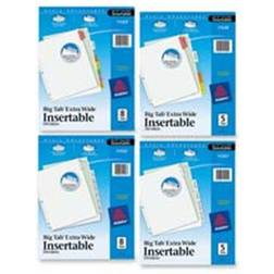 Avery Consumer Products AVE11222 Extra Wide Big Tab Insertable Dividers