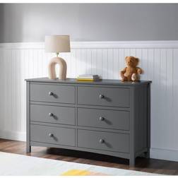 Oxford Baby 6-Drawer Dresser Dove Gray