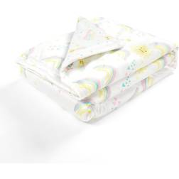 Lush Decor DÃ©cor Soft & Plush Oversized Reversible Baby Blanket Sunshine Rainbow Yellow