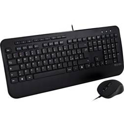 V7 CKU300IT Keyboard & Mouse QWERTY