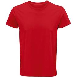 Sols Mens Crusader Organic T-shirt - Red
