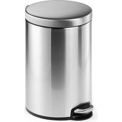 Durable Stainless Steel Pedal Bin Round 12L