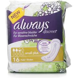 Always Discreet Sensitive Bladder Incontinence Pads Liners Small Plus 12-pack