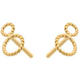 Pernille Corydon Twisted Earstick - Gold