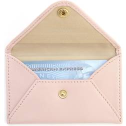 Royce New York Leather Envelope Card Case - Light Pink