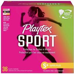 Playtex Sport Tampons Unscented Super Plus Absorbency 10-pack