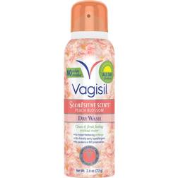 Vagisil Scentsitive Scents Dry Wash Spray The Go Feminine Hygiene, Peach