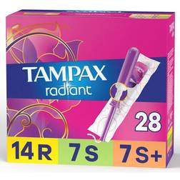 Tampax Radiant Triple Regular/Super/Super Plus 28-pack