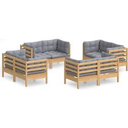 vidaXL 3096057 Lounge-Set, Bord inkl. 8 Soffor