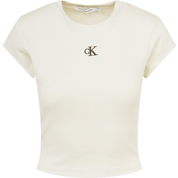 Calvin Klein Slim Rib Cropped T-shirt