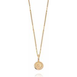 Daisy Bloom Mini Pendant Necklace - Gold