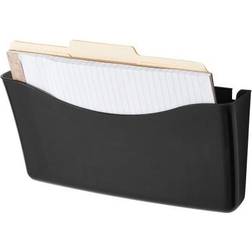 Eldon 1-Pocket Poly Letter File, Smoke 65988