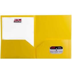 Jam Paper 9.5" 11.5" 2 Pocket School POP Folders, 6ct.