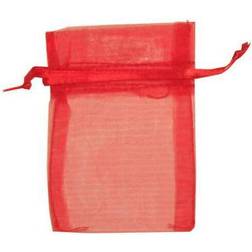 Jam Paper Gift Bags Sheer String Tie 12-pack