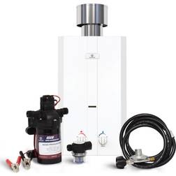 Eccotemp L10 Portable Tankless Water Heater W/ 12V Strainer 2.65 GPM