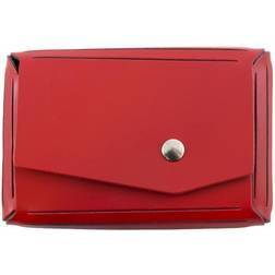 Jam Paper Italian Leather Business Card Holder Case with Angular Flap, Sold