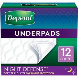 Depend Bed Pads for Incontinence, Overnight Absorbency