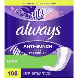 Always Anti-Bunch Xtra Protection Daily Liners Long Unscented