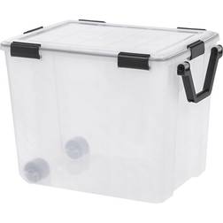 Iris 103 Quart WeatherPro Storage Box, Clear