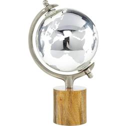 Deco 79 Emerson Cove Globes Silver Globe