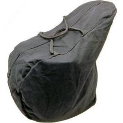 Tough-1 Canvas English Saddle Carrying Bag Black