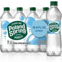 Spring Sparkling Water, Simply Bubbles, 16.9 Bottles, 24/Carton 12349574