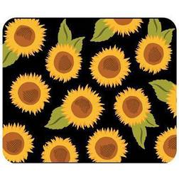 Essentials Sunflowers Mouse Pad, Black/Yellow OP-MH-A02-79