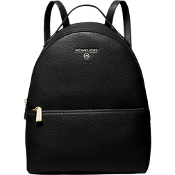 Michael Kors Valerie Medium Pebbled Leather Backpack - Black