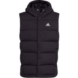 Adidas Helionic Hooded Down Vest - Black