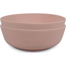 Filibabba Silicone Bowl 2-pack Rose