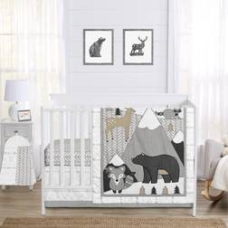 Sweet Jojo Designs Woodland Friends 4-Piece Crib Bedding