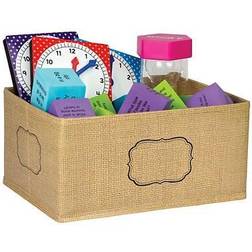 Teacher Created Resources Burlap Storage Bin, Small TCR20832