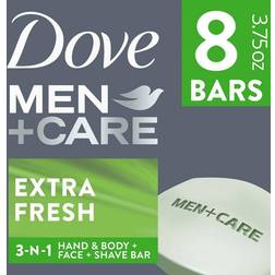 Unilever Men+Care 3 1 Bar Cleanser for Body Face Fresh 3-pack