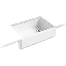 Kohler K-5827-0 Whitehaven Farmhouse Self-Trimming Undermount Single-Bowl Sink