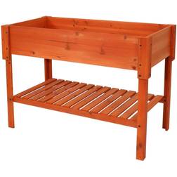 DSL-917 Raised Wood Garden Bed Planter Box Shelf