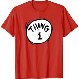 Dr. Seuss Thing 1 Emblem T-shirt - Red