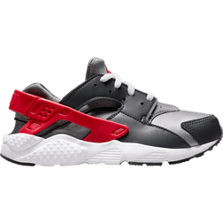 Nike Huarache Run PS - Dark Smoke Grey/Light Smoke Grey/Smoke Grey/University Red