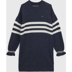 Tommy Hilfiger Girls' striped knit dress, blue