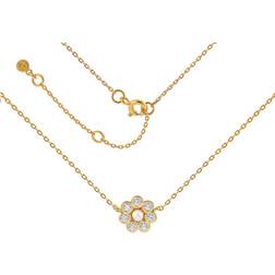 Hultquist Aya Necklace - Gold/Transparent/Pearl