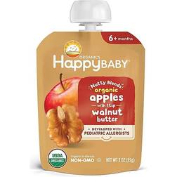 Happy Baby Apples & Walnut Butter Pouch 3oz