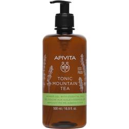 Apivita Tonic Mountain Tea Shower Gel with Essential Oils