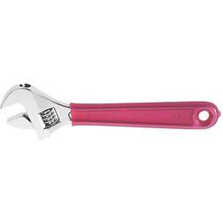 Klein Tools Extra Capacity Adjustable Wrench with Plastic-Dipped Handle Adjustable Wrench