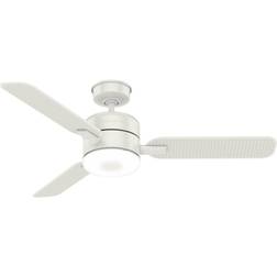 Casablanca Paume Fresh White Fan with Wall Control